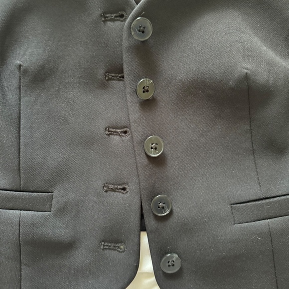 EXPRESS Editor Button Front Black Vest - Picture 4 of 5